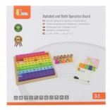 Viga matematická operační tabule s písmeny, čísly a znaménky