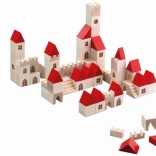 Dřevěná stavebnice městečko