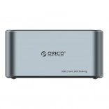 ORICO dokovací stanice pro 2.5"/3.5" HDD/SSD s klonováním, USB 3.2 Gen1 5 Gb/s, USB‑C na USB‑C/USB‑A (černá)