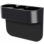 Univerzální organizér do auta s dvojitým držákem nápojů a přihrádkou na telefon 5v1