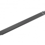 Černá záslepka do 19'' skříně 1U