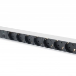 Listva zasilování PDU 19" Rack se 7x schuko zásuvkami, 2.0m