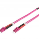 Patch kabel optický LC-LC MM 50/125 OM4 duplex LSOH 10m