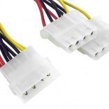 rozdvojka napájecího kabelu 1× Molex na 2× Molex