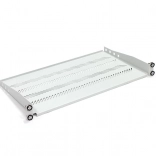 Stacionární police 1U do racku 19" šedá