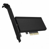 Karta PCIe na M.2 SSD NVMe s chladičem