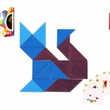 Dřevěná mozaika trojúhelníky