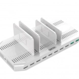 Univerzální nabíjecí stanice 10× USB 96 W s rychlým nabíjením QC 3.0