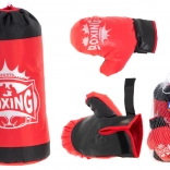 Boxovací pytel a rukavice – dětská boxerská sada