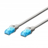 Patch cord RJ45-RJ45 kat.5e U/UTP AWG 26/7 PVC 0,25m šedý