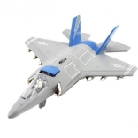 Plastová stíhačka s efekty pro děti