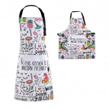 Kuchyňská zástěra s jednorožci v tubě