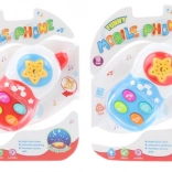 Plastový zvukový telefon na baterie pro děti