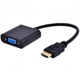 adaptér hdmi na vga s audio na kabelu