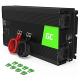 Měnič napětí Green Cell 1500W/3000W s čistou sinusovkou