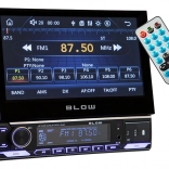 autorádio Blow SlideX s výsuvným 7" displejem, RDS, MP3, USB, microSD a Bluetooth