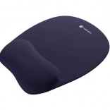 Ergonomická podložka pod myš s opěrkou zápěstí NATEC Chipmunk, memory foam, 230 × 200, tmavě modrá