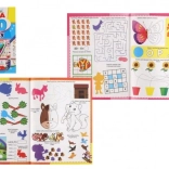 Mega aktivity 100 – kniha aktivit se zajícem s nálepkami, 21 × 28 cm, cz verze