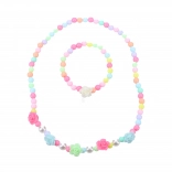 Módní sada šperků s růžemi