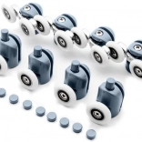 Kolečka pro sprchové dveře, sada 8 ks