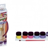 Akrylové barvy na keramiku, sklo a kameny - sada 6 kusů