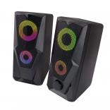 USB stereo reproduktory Led Rainbow Baila