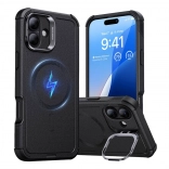 Pouzdro ESR Cyber Tough HaloLock se stojánkem pro iPhone 16 Plus černé