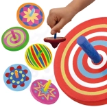 Barevný dřevěný káča VIGA