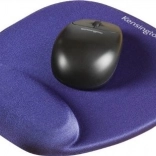 Ergonomická modrá pěnová podložka pod myš