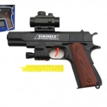 Plastová pistole na měkké kuličky 20 cm v krabičce