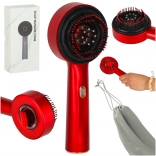 Masážní kartáč na hlavu s USB a infračerveným světlem