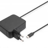 Síťová nabíječka USB‑C PD 3.0 100 W GaN se zabudovaným kabelem 1,2 m – černá