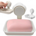 Nástěnná koupelnová miska na mýdlo s přísavkou