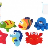 Gumová zvířátka do vany se síťkou