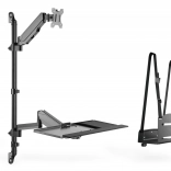 Naštínené rameno pro 1x LCD a klávesnici, max. 32 palců