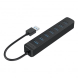Usb hub ORICO 7portový usb 3.0 (černý)