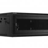 Nástěnná skříň 19 palců 4U 600x450 perforované dveře černá