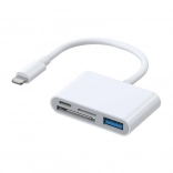 Adaptér Joyroom Lightning na USB OTG se čtečkou karet SD/microSD