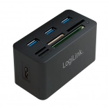 LogiLink USB hub a čtečka karet