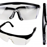 Ochranné brýle s nastavitelnými rameny černé