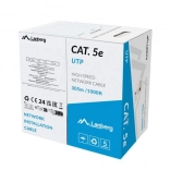 Lanberg síťový kabel UTP Kat.5E 305m šedý Fluke prošel testem