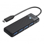 Orico USB hub 4× USB‑A 3.0 (černý)