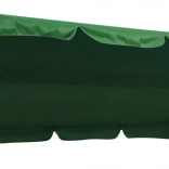 Zelená stříška na zahradní houpačku