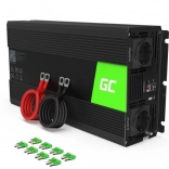 Měnič napětí 12V/230V Green Cell s modifikovanou sinusoidou 1500W