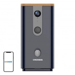 Chytrý zásobník na pamlsky s kamerou Dogness T03 (černý)