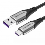 Vention USB‑C na USB 2.0 kabel 1,5 m 5A šedý