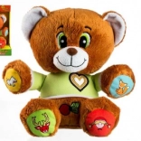 Plyšový medvídek Vojtík mluvící česky 30 cm