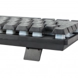 Herní klávesnice s tichými membránovými spínači a RGB podsvícením, USB