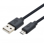 Kabel USB na Micro USB 1.8m černý