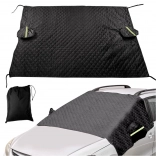 Voděodolná ochranná clona na čelní sklo auta proti námraze a slunci